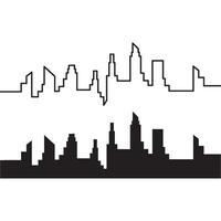 city skyline vector illustration