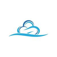 Cloud template vector