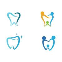 Dental logo Template vector illustration