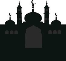 Vector mosque vector design with islam theme