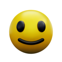 emoji 3d rendering icon illustration png