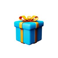 gift 3d icon illustration png