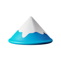 mountain 3d icon illustration png