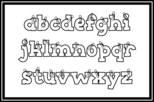 versátil colección de papel notas alfabeto letras para varios usos vector