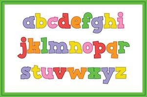 Versatile Collection of Super Stitch Alphabet Letters for Various Uses vector