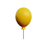 Palloncino 3d icona illustrazione png