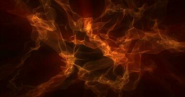 Abstract orange energy magical waves glowing background photo