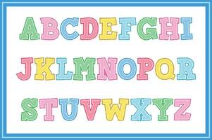 Versatile Collection of Paper Torn Alphabet Letters for Various Uses vector