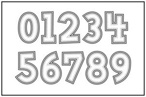 Versatile Collection of Super Stitch Numbers for Various Uses vector