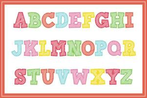 Versatile Collection of Scribble Creations Alphabet Letters for Various Uses vector