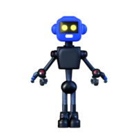 robot 3d interpretazione icona illustrazione png