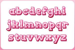 Versatile Collection of Ladies Alphabet Letters for Various Uses vector