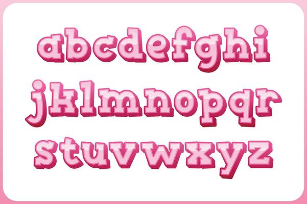 Versatile Collection of Ladies Alphabet Letters for Various Uses