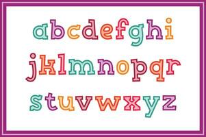 Versatile Collection of Kids Choice Alphabet Letters for Various Uses vector