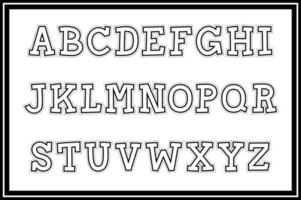 versátil colección de papel separar alfabeto letras para varios usos vector