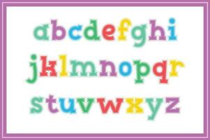 versátil colección de papel separar alfabeto letras para varios usos vector