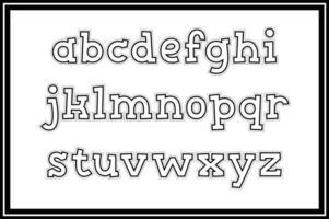 versátil colección de papel separar alfabeto letras para varios usos vector