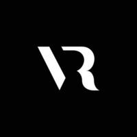 VR or RV logo and icon designs vector