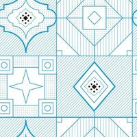 Geometric of seamless patterns. Simpless vector graphics.