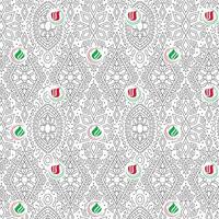 Vector seamless pattern. Modern stylish texture. Geometric striped ornament. Monochrome linear braids, Tiles pattern.