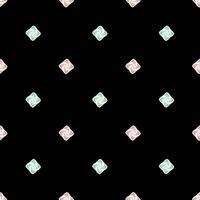 Vector seamless pattern. Modern stylish texture. Geometric striped ornament. Monochrome linear braids, Tiles pattern.