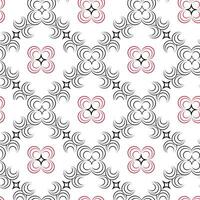 Vector seamless pattern. Modern stylish texture. Geometric striped ornament. Monochrome linear braids, Tiles pattern.