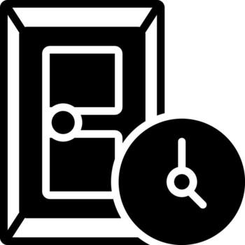 solid icon for during vector