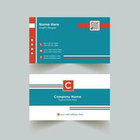 Modern creative Visiting card design template. Free Vector