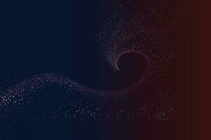 Abstract glowing particles background vector