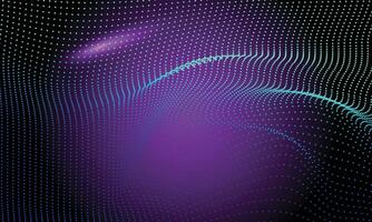 Abstract glowing particles background vector
