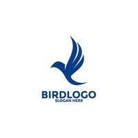 pájaro logo diseño abstracto, volador pájaro logo vector modelo