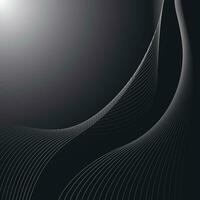 abstract background with lines and curves vector