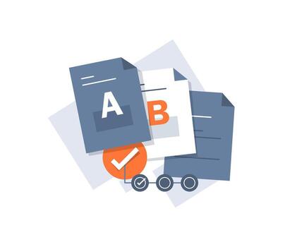 Document project, data optimization,flat design icon vector illustration