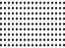 Motifs Pattern Created from Coffee Bean Silhouette, can use for Decoration, Wallpaper, Fashion, Cover, Wrapping, Carpet, Tile, Ornate or Graphic Design Element. Vector Illustration