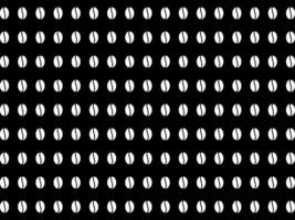 Motifs Pattern Created from Coffee Bean Silhouette, can use for Decoration, Wallpaper, Fashion, Cover, Wrapping, Carpet, Tile, Ornate or Graphic Design Element. Vector Illustration
