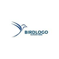 Bird logo design abstract, Flying Bird logo vector template