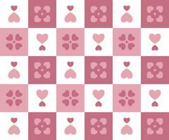 corazón forma en rosado sombra sin costura modelo antecedentes vector