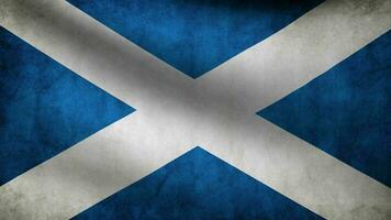 Schottland Flagge winken video