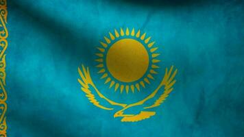 kazakhstan drapeau agitant video