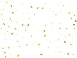 Light Golden Rectangles Confetti Background. Vector illustration