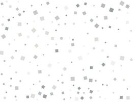 Silver square confetti. Vector illustration.