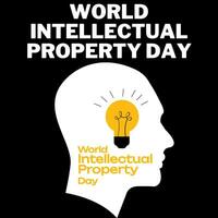 World Intellectual Property Day illustration vector