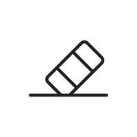 eraser icon vector