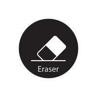 eraser icon vector