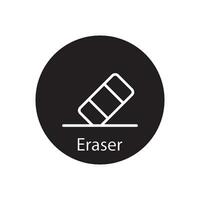 eraser icon vector