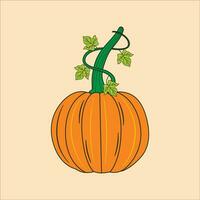 Vector Pumpkin illustration for Halloween