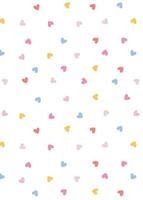 Hand Drawn Heart Seamless Vector Pattern