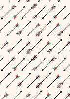 Ethnic seamless pattern indian arrow vector