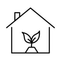 Icon with zero emission symbol concept. greenhouse gas carbon credit design. protect ecological green vector outline. carbon net zero neutral natural. carbon footprint art pictogram