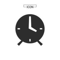 ilustración de vector de icono de reloj de alarma